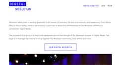 Desktop Screenshot of digitalwesleyan.com